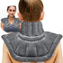 Microwave Heating Pad for Neck Shoulders and Back Pain Relief, Weighted Microwavable Heated Neck Wrap Warmer, Uncented