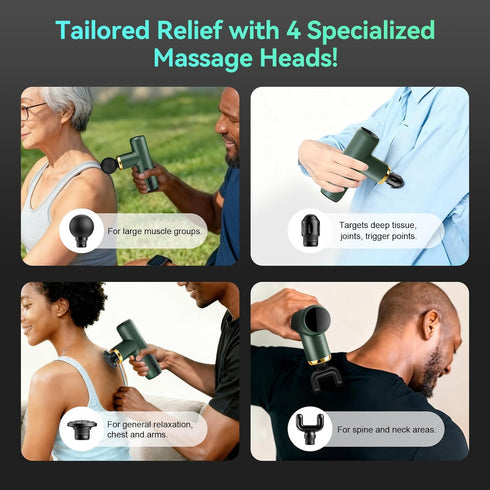 solfree Mini Massage Gun Pocket-Sized Massage Gun Deep Tissue Quiet, Portable Percussion Muscle Travel Massager