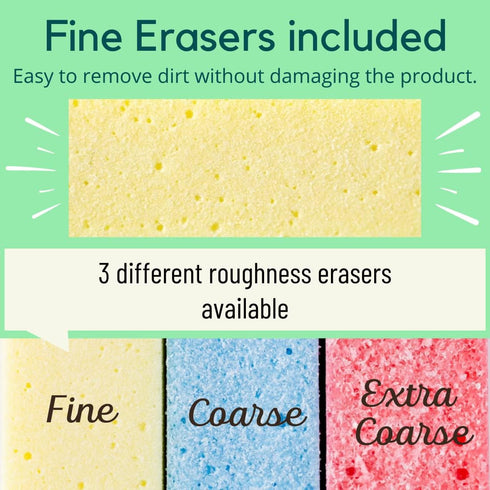 Rust Eraser for Knives, Kitchen Stoves, Wood Finish & Bicycles, Multi-Purpose Cleaning Rubber, Set of 2