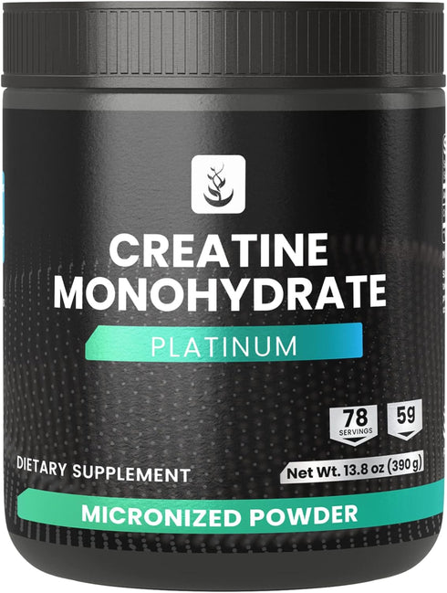 PURE ORIGINAL INGREDIENTS Creatine Monohydrate Powder, 13.8 oz Dietary Supplement