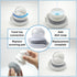 Pwaykit Dish Brush with Soap Dispenser, Steel Wool Scrubber with Replaceable Steel Wool, Pan Scraper and PET Scouring