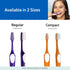 TEPE Supreme Toothbrush, Soft Bristle, Tapered Brush Head for Sensitive Teeth and Gum Care, Adult, 3 Pack