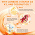 ZROGJBMK D3 K2, D3 K2 10000 2 1 200 (MK-7) Immune, D3 K2 120 Vitamin Vitamin iu Supplement With Coconut Oil Softgels
