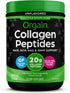 Orgain Hydrolyzed Collagen Peptides Powder 20g Grass Fed Collagen, Unflavored, 1lb - Hair, Skin, Nail & Joint Support