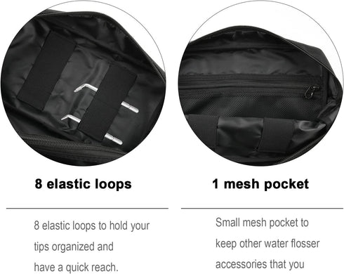 Beautyflier Water Dental Flossers Carrying Bag, Protective Case for Waterpik Cordless Advanced Water Flosser