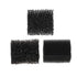 MEICOLY 3pcs Stipple Sponge Black Halloween Makeup Xmas Blood Scar Stubble Wound Cosplay Art Special Effects