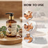 Sylvaseren 250 ml 8.45 oz Organic Fractionated Coconut Oil Body Massage Oil with Sweet Almond & Chamomile Lightweight