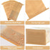 SixWeKit 50 Pack 11" 5.1" 3.9" Packaging Kraft Paper Bread Bags with Clear Window, x x Bakery Bags Tin Tie Tab Lock