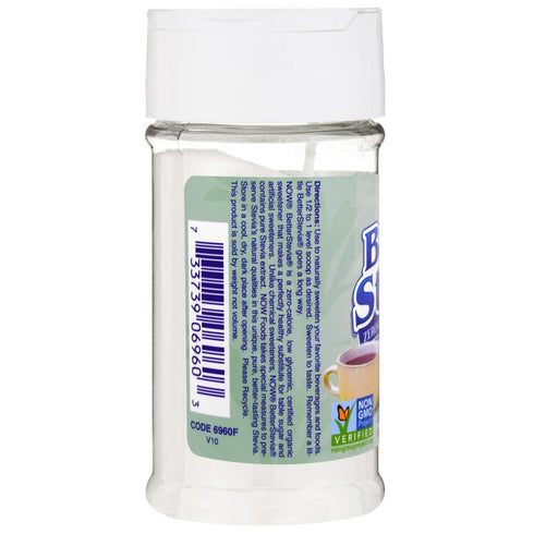 Now Foods Organic Better Stevia Zero Calorie Sweetener Extract Powder
