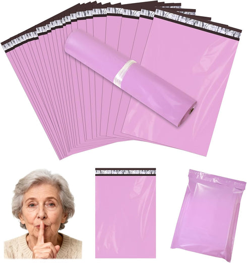 PHOGARY 100Pcs Adult Diaper Disposal Bags Disposable | Odor Lock, Leak-Proof & Tear-Resistant