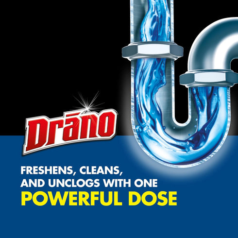 Drano Dual-Force Foamer Drain Clog Remover and Cleaner, 17 oz for Shower or Sink Drains