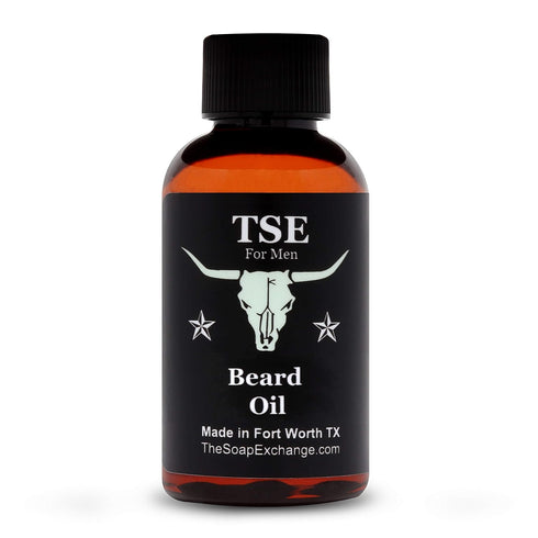 TSE for Men Beard Oil, Barbershop Scent, Hand Crafted 2 fl oz Deep Conditioner, Natural Ingredients, Made in USA