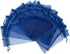 100 Pieces Navy Blue Organza Bags, 5x7 Inch Drawstring for Baby Shower, Christmas, Party Favor, Wedding