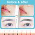 Rechargeable 2 in 1 Eyebrow and Facial Hair Remover for Women with Built-in LED Light for Painless Hair Removal