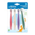 Dr. Brown's Infant-to-Toddler Toothbrush Set, Soft & Gentle Manual Toothbrushes for Baby,