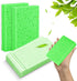Non-Scratch Scrub Sponges 12-Pack, Cleaning Sponges for Dishes, Kitchen Home Use, Green