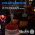 Zorara 550ml 3D 7 Essential Oil Diffuser Cool Mist Humidifier Glass Ultrasonic Aromatherapy Humidifier with Color