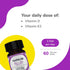Twinlab Vitamin D3 1000 + K2 Dots - 25 mcg, 60 Tablets for Bone & Heart Health, Immune Support