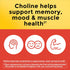 Nature Made Extra Strength Choline Supplements, 800 Mg per 3 Capsules, 60 Capsules, Brain Health, Mood, Muscle & Liver