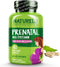 NATURELO Prenatal Multivitamin with Gentle Chelated Iron, Methyl Folate, Plant Calcium & Choline - Vegan, 180 Capsules