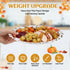 Maxdot 100 10 12 Inch Set 50 Pcs Thanksgiving Plates and Napkins x Disposable Gold Fall Pumpkin Oval Paper Plates