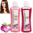Onion, Biotin and Rosemary Shampoo and Treatment Set - Silicone Free for Hair Loss and Thinning Hair, Conditioner for