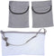 Adjustable Mastectomy Drain Holder with Shower Bag for Post-Surgery Recovery Support (Gray)