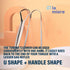 Tongue Scraper, 2 Pack, 100% Stainless Steel, Easy to Use for Oral Care & Hygiene with Natural Cotton Bag.