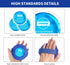Samply Small Gel Ice Packs - 5 Pack Mini Round Cold Packs for Boo Boos, Toothaches, and Face Injuries with 2 Covers