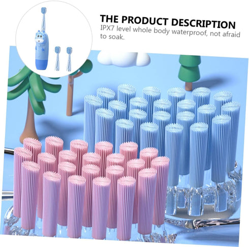 Set 4-Piece Boys and Girls Sonic Electric Toothbrush for Boys and Girls Colorful Design Technology for Baby Oral Care
