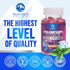 Magnesium Gummy - High Absorption Magnesium Citrate Supplement for Relaxation, 60 Raspberry Gummies