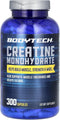 BodyTech 100% Pure Creatine Monohydrate, 2250 MG, 100 Servings (300 Capsules)