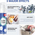 (100ML*3PCS) Bubble Cleaner Foam, Heavy Oil Stain Rinse-free Cleaner Spray, Powerful Stubborn Grease Remover