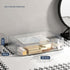 Stackable Clear Plastic Organizer Drawer for Eyeshadow Palettes, Cosmetics, and Beauty Supplies on Vanity