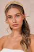 Tobeffect 2 Packs Straw Headbands for Women - Woven Twist Braided Fashion Boho Hairbands Non Slip Wide Rattan