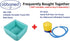 Obbomed HB-1700N Portable Folding Inflatable Travel Spa Foot Care Bath Basin