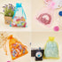 50pc 4x6 inches Gifts Wrap Bags Mixed Color, Organza Sheer Fabric Drawstring Pouches for Baby Shower Favor