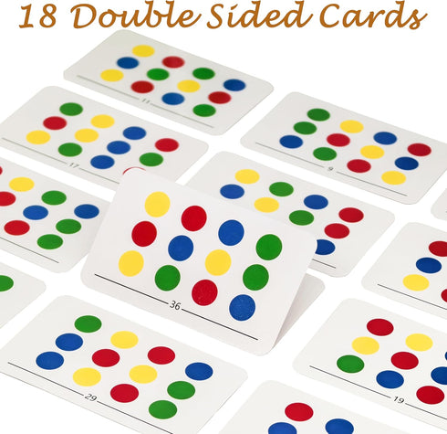 PHIELEY Patients,12 Dementia Products for Elderly, Memory Care Activities for Dementia Dots Sorting Games for Seniors