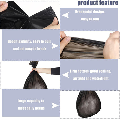 90 Pieces Portable Toilet Bags, 8 Gallon Heavy Duty Disposable Replacement Bags for Camping Boating Outdoors