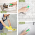 Pack 2 Amazer Scrub Brush for Cleaning Comfort Grip Shower Scrubber Stiff Bristles with Handle Heavy Duty Cleaner Brush