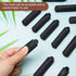 WILLBOND 40 Pieces Satin Hair Rollers - Sponge Curlers for Soft Waves, Flexible Styling for Black Hair