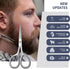 Professional Grooming Scissors - Small Stainless Steel Scissors for Hair, Eyebrow, Mustache Trimming