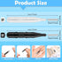 120Pcs Interdental Brushes - 360° Bendable Soft Bristles for Gum Braces Oral Teeth Cleaning Tool (Black, White)