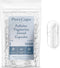 PureCaps USA Empty Vegetarian Vegan Pullulan Pill Capsules, Size 1, 1,000 Joined Pills, Clear