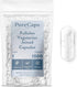 PureCaps USA Empty Vegetarian Vegan Pullulan Pill Capsules, Size 1, 1,000 Joined Pills, Clear