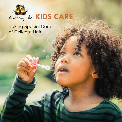 Sunny Isle Kids Care Extreme Hydrating Finishing Hair Butter, 4oz - Gentle Care for Softer, Smoother Hair