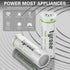 tyrone 14430 3.2 Volt Rechargeable Solar Light Battery, 3.2V 450mAh for Outdoor Garden Light (4 Pack)