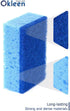 Blue Multi Use Scrub Sponge, 18 Pack, Heavy Duty Non Scratch Fiber, Made in Europe, Odorless