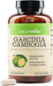 Naturewise Garcinia Cambogia - 60% HCA Extract, Natural Support for Weight Goals, Energy Levels - Vegan, Non-GMO,