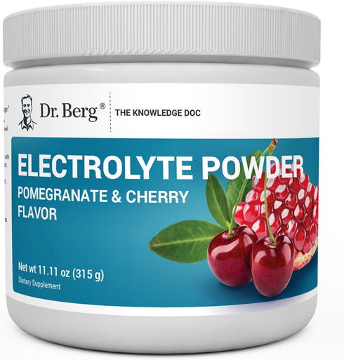 Dr. Berg Zero Sugar Hydration Keto Electrolyte Powder - Pomegranate and Cherry Drink Supplement